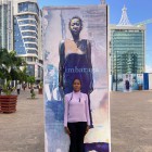 Femmes debout Kigali, car-free zone (avec Claudette)